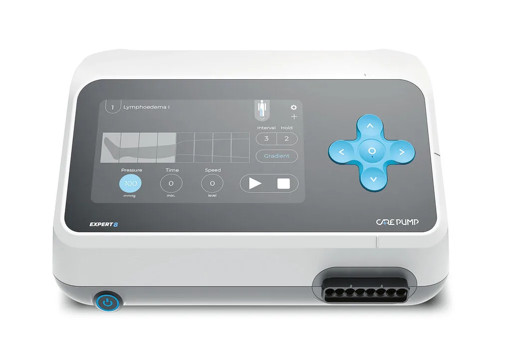 Front view of the CarePump Expert8 device